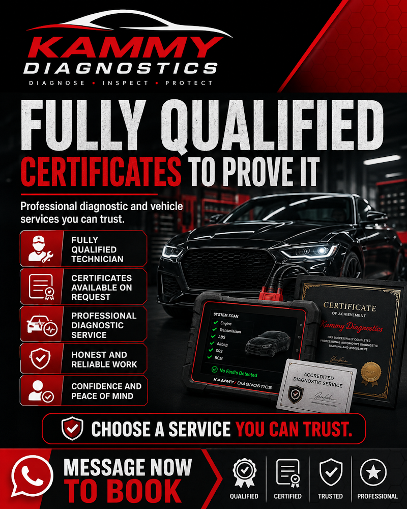 Kammy Diagnostics promotional graphic from Google