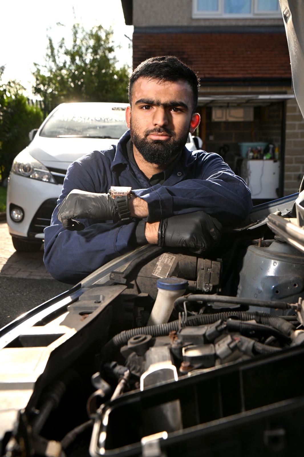 Kamron Ali of Kammy Diagnostics at work